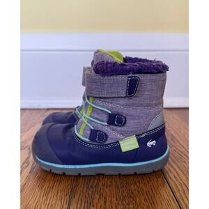 See Kai Run Girls' Purple Boots Size 9 Toddler